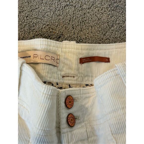 NWOT Pilcro Anthropologie ivory corduroy, $138 - Picture 6 of 6
